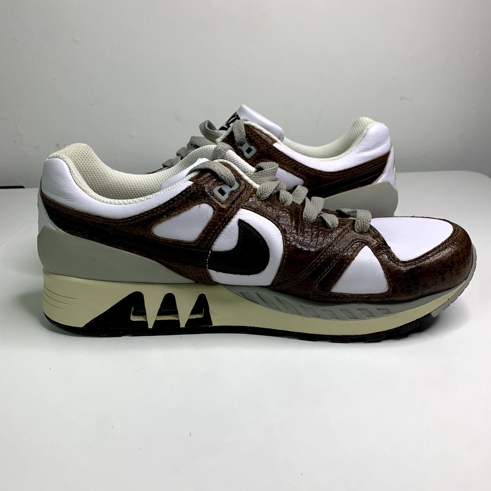 Nike Air Stab Premium Escape White Brown RARE Sneakers 313717-121 Men’s Size 9